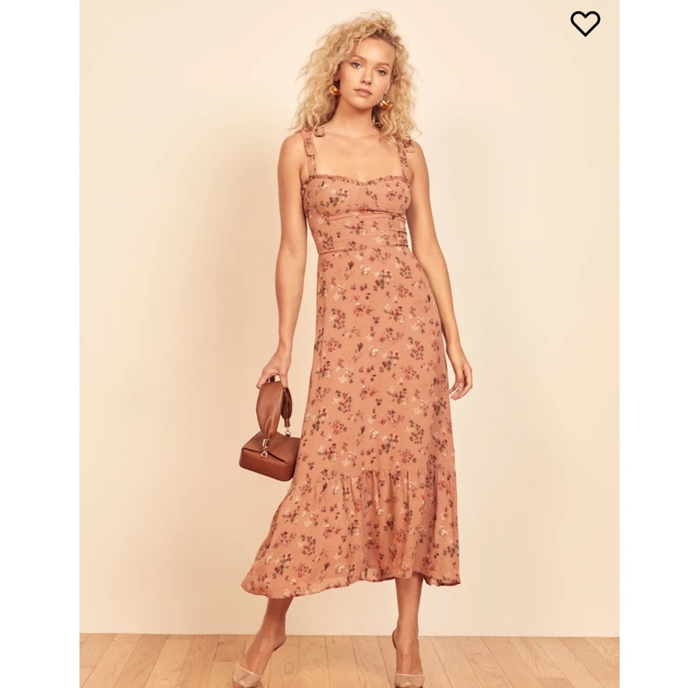 Reformation Floral Nikita Dress Dress in Pink Floral